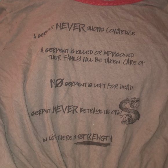 Tops - Riverdale shirt  LG